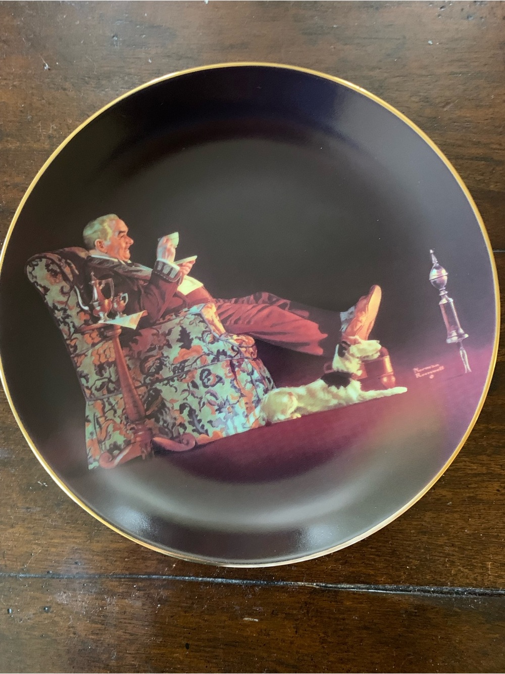 Norman Rockwell plates “Golden Moments”